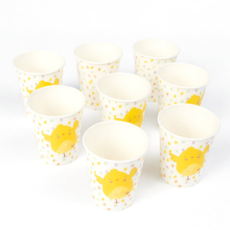 Easter Party Paper Cups 9oz 8Pack | Spring Easter Party Decorations ...