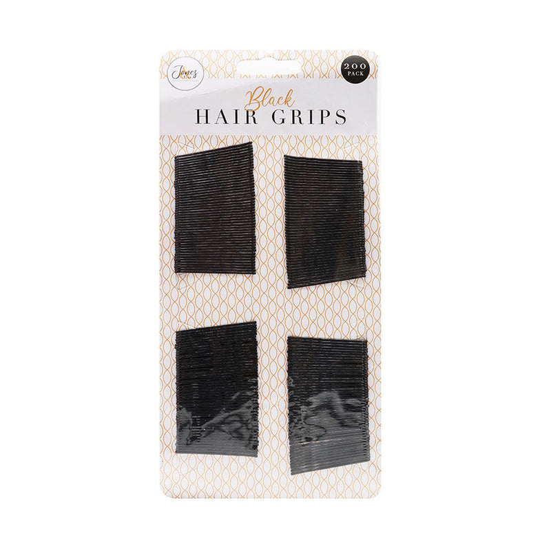 Black Hair Grips 200PK