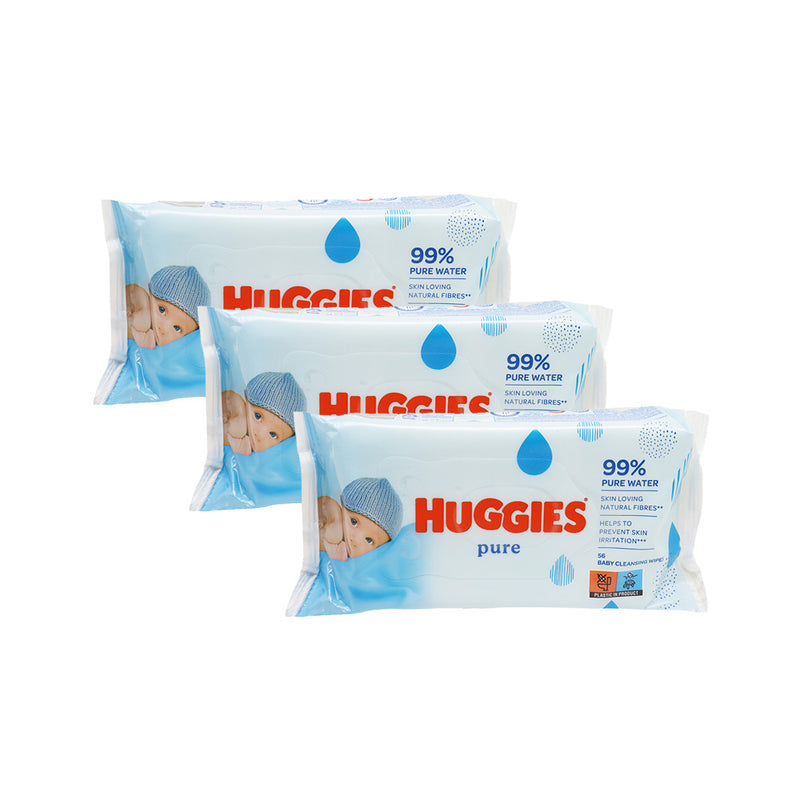 Huggies 99% Pure Water Wipes 56S