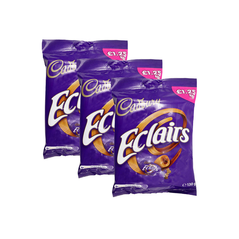 Cadbury Chocolate Eclairs 130g x 3Pack