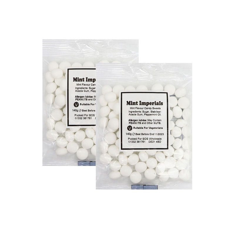 Bumper Bag Mint Imperials 140g x 2Pack