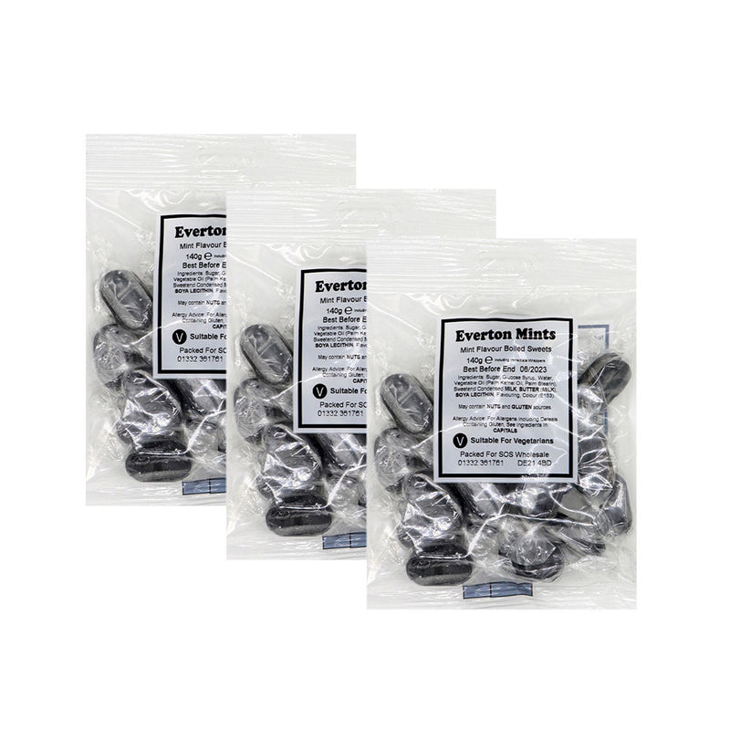 Bumper Bag Everton Mint Sweets 140g x 3Pack