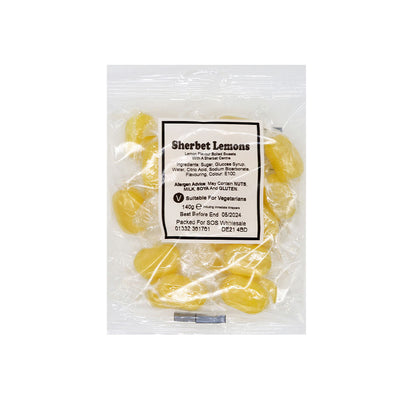 Bumper Bag Sherbet Lemons Sweets 140g