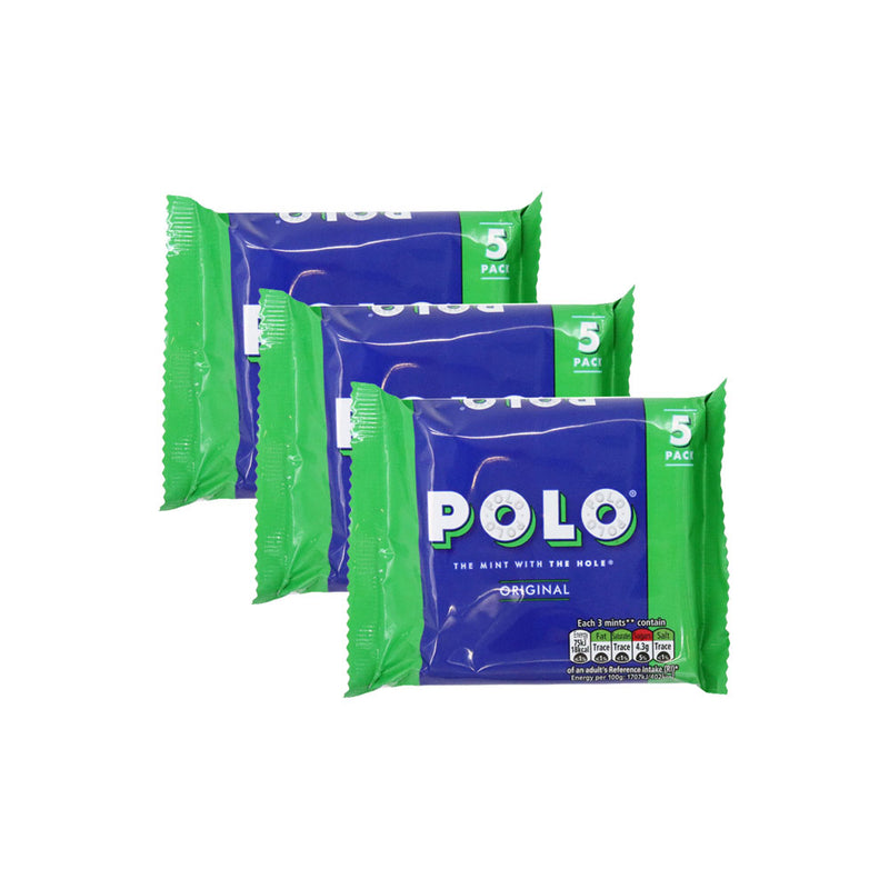 Polo Original Mint Tube 5 Pack x 3Pack