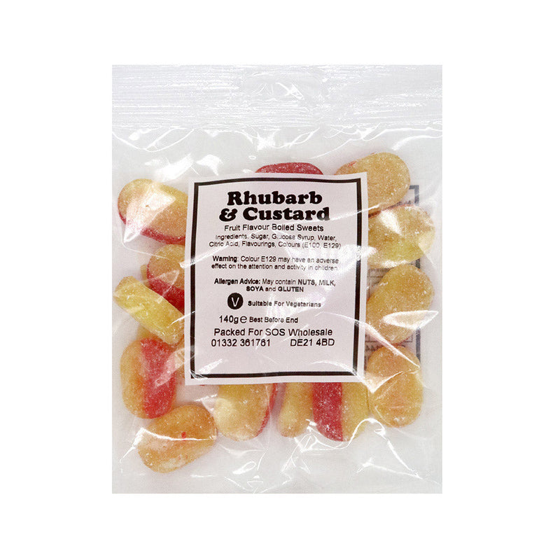 Bumper Bag Rhubarb Custard Sweets 140g