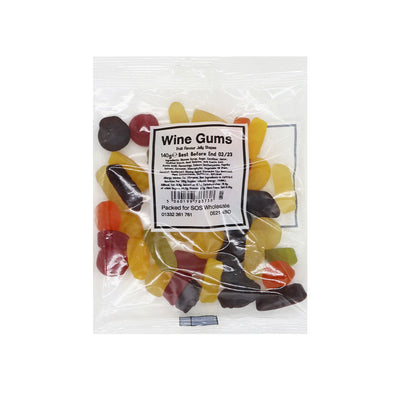 Bumper Bag Wine Gums 140g x 3Pack