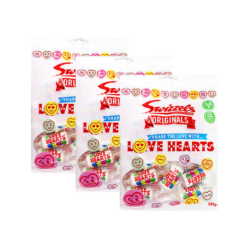 Swizzels Kind Hearts Fruit Flavour Sweets Bag x 3Pack