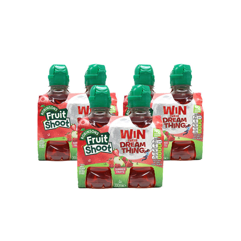 Fruit Shoot Summer Fruits Juice 4x200ML x 3PK