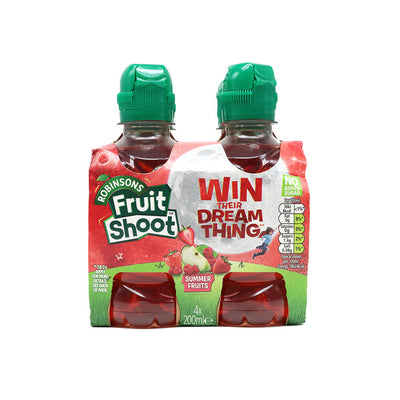 Fruit Shoot Summer Fruits Juice 4x200ML x 3PK