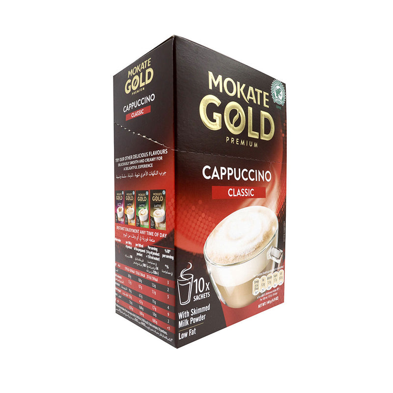 Mokate Gold Premium Coffee Cappuccino 10S