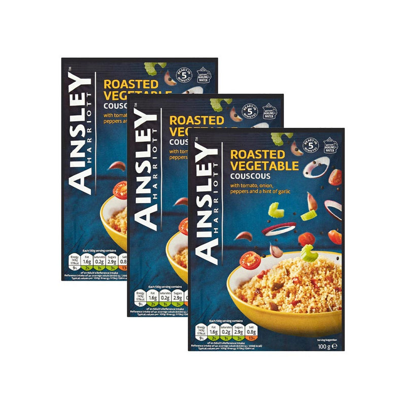 Ainsley Harriott Roasted Vegetable Couscous 100g x 3Pack