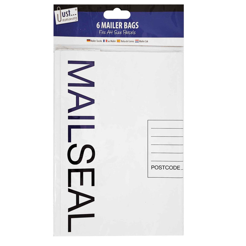 6PK Mailer Bags Medium 240x320mm