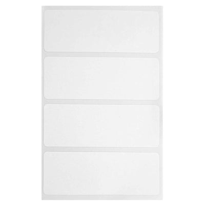 White 70x25mm Sticky Labels 100PC