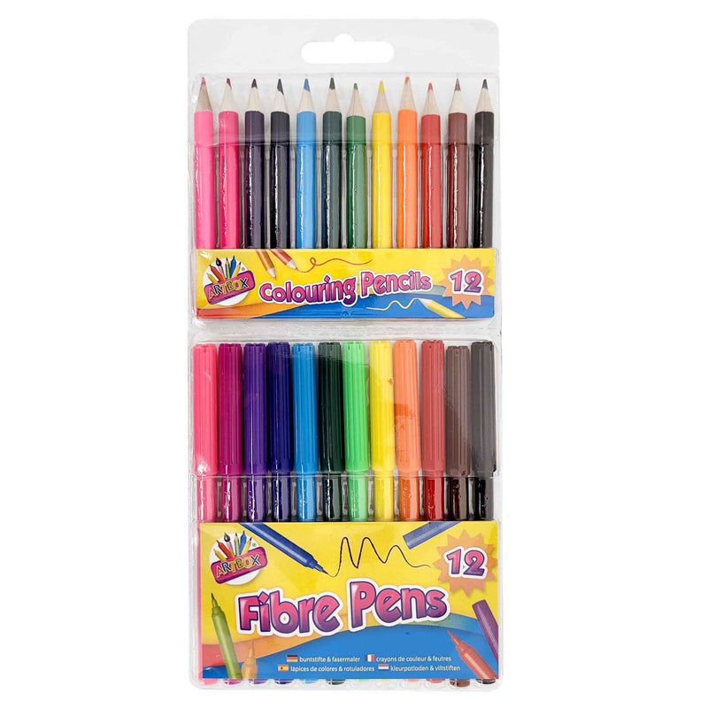 20 Full Size Colouring Pencils