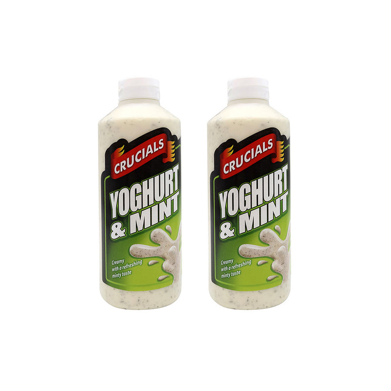 Crucials Yogurt and Mint Sauce 500ML x 2Pack