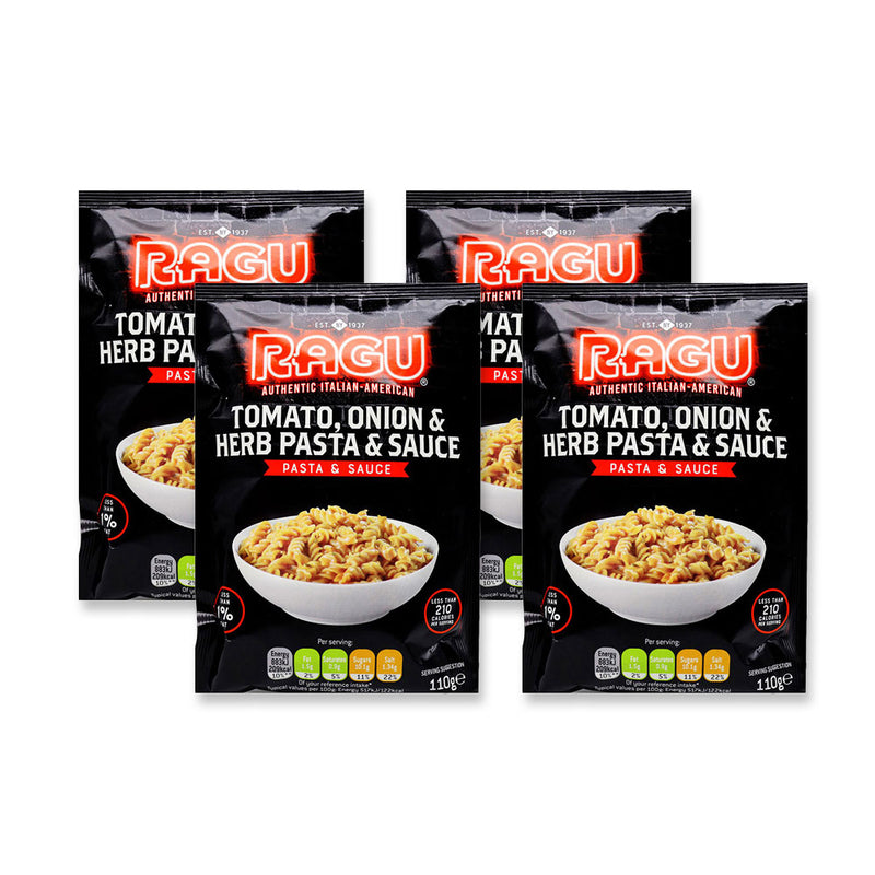 RAGU Tomato Onion & Herb Pasta & Sauce 110g x 4Pack