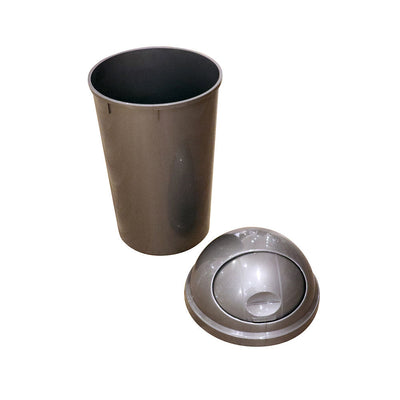 25L Dome Lid Dustbin Grey