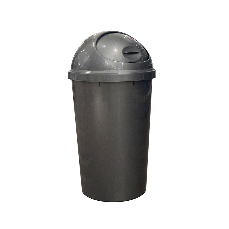 25L Dome Lid Dustbin Grey