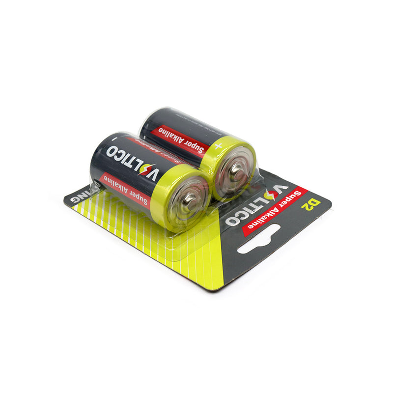 Hyundai Super Alkaline D2 1.5V Vatteries 2PK