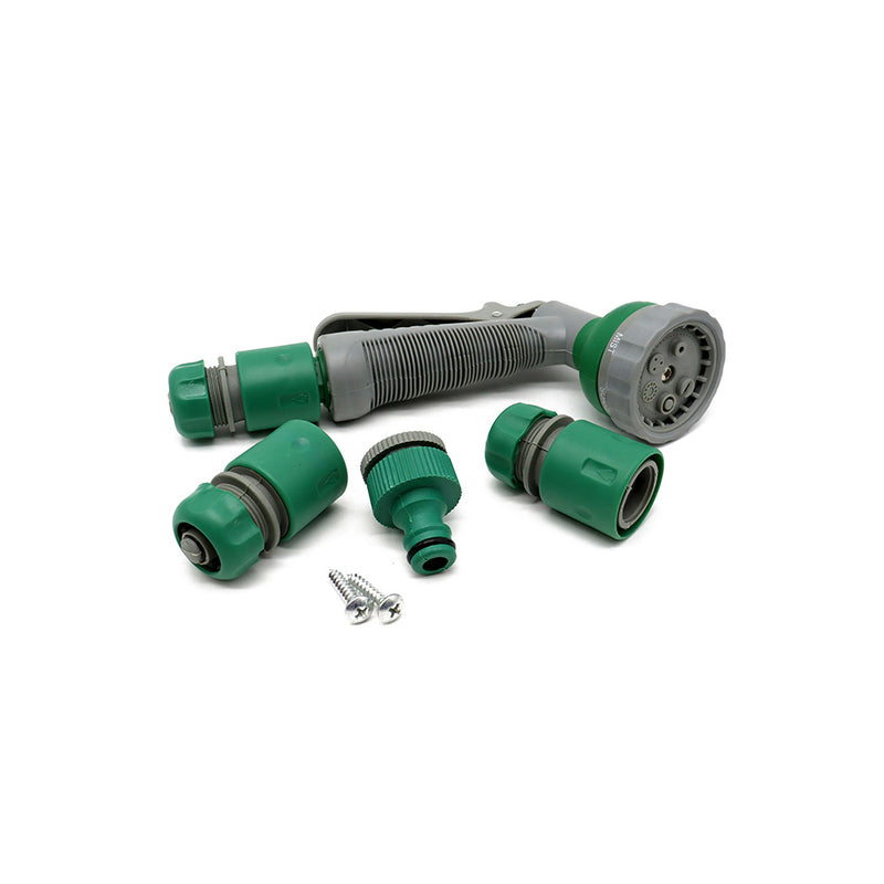 20M Hose Reel with Stand Garden Hose Reel & Fitting Set with Spray
