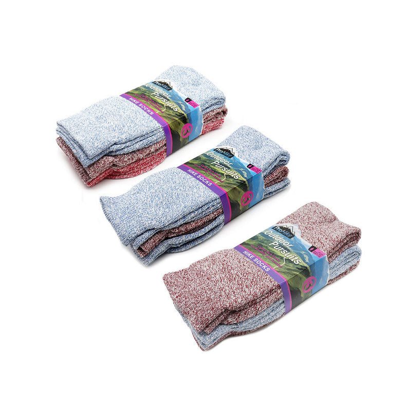 Ladies Outdoor Pursuits Hike Socks 3PK