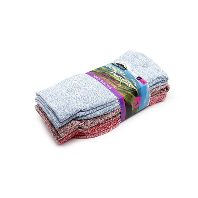 Ladies Outdoor Pursuits Hike Socks 3PK