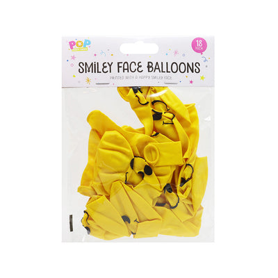 Smiley Face Balloons 18PC