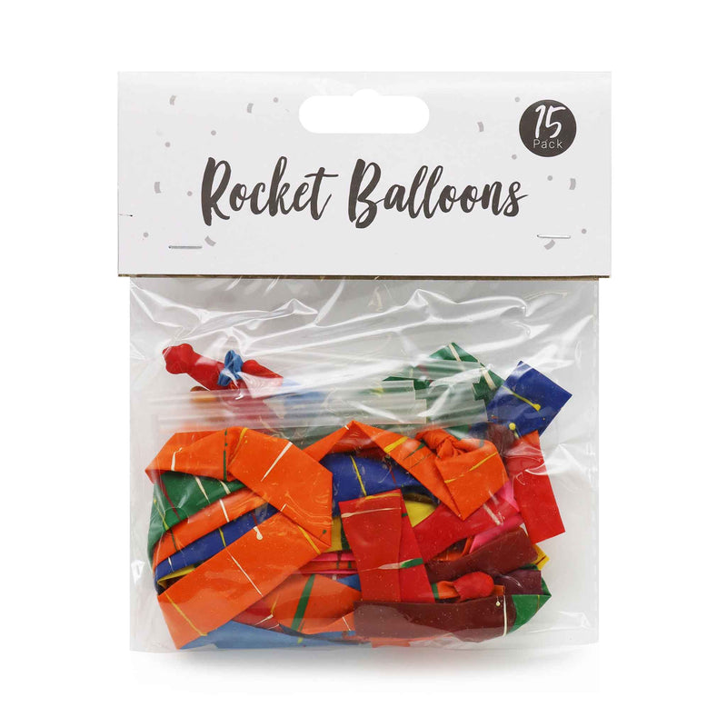 Rocket Balloons 15PK