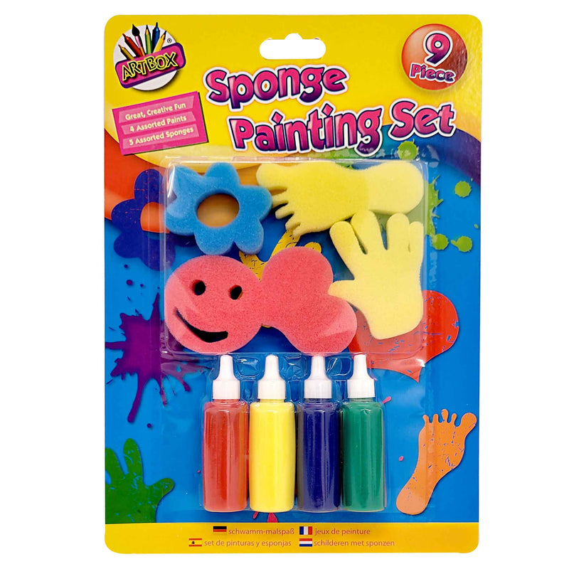 Sponge Painting Set 9 Piece