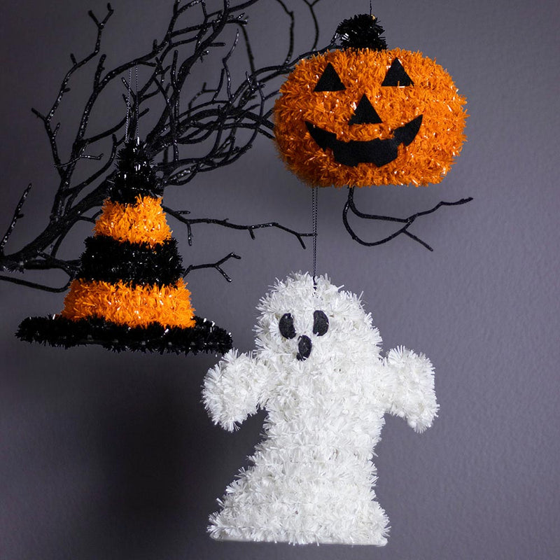 Halloween Tinsel Table Decoration