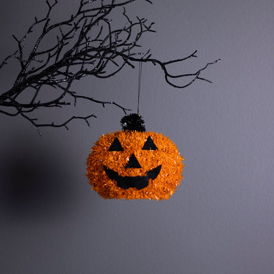 Halloween Tinsel Table Decoration