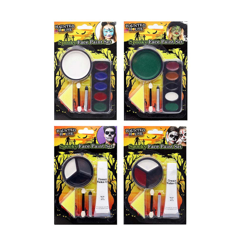 Character Face Paint Sets 4 Assorted