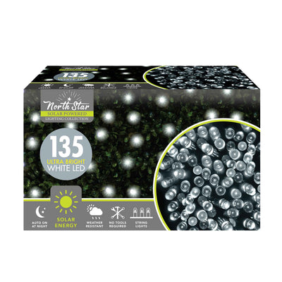 135 Fairy Lights White LED