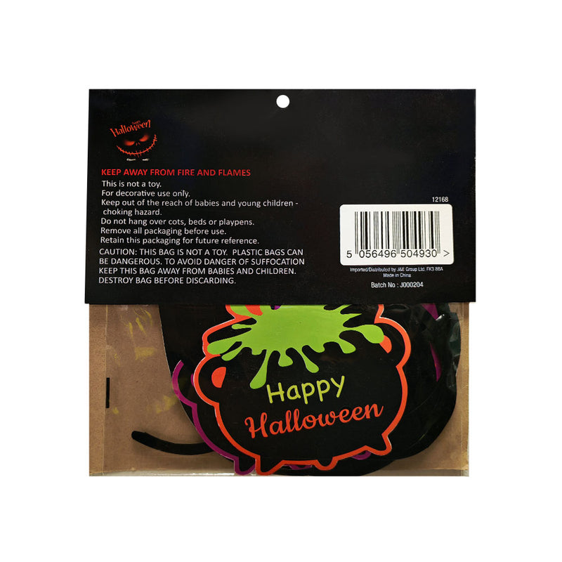 12 Pieces Halloween Swirl Hanging Decoration Assorted