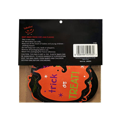 12 Pieces Halloween Swirl Hanging Decoration Assorted