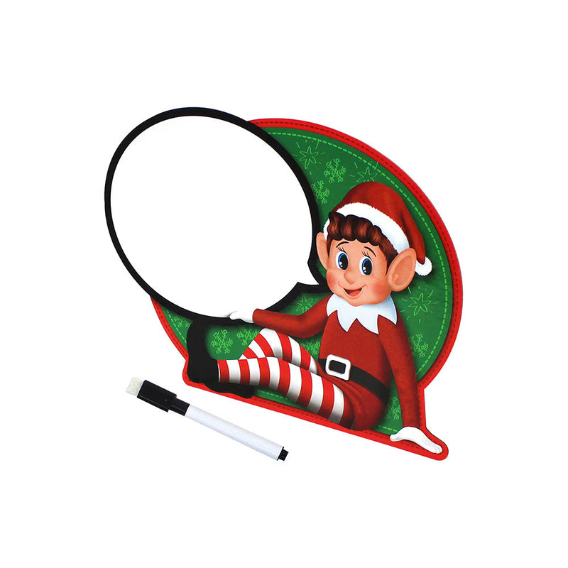 Elf Wipe Clean Speech Bubble Message Board