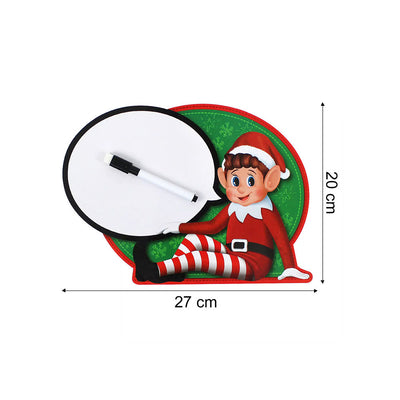 Elf Wipe Clean Speech Bubble Message Board