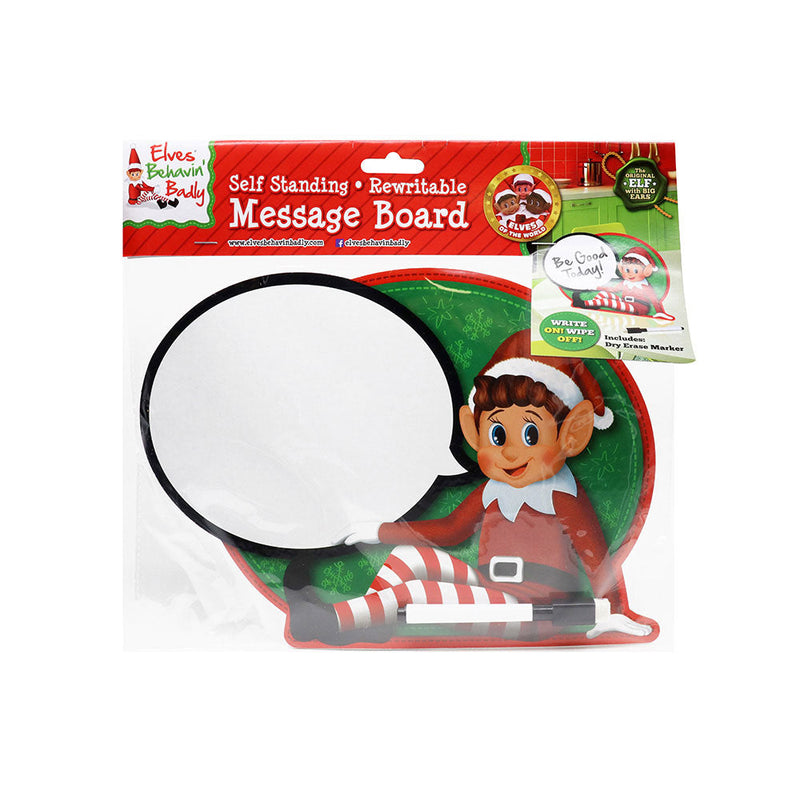 Elf Wipe Clean Speech Bubble Message Board