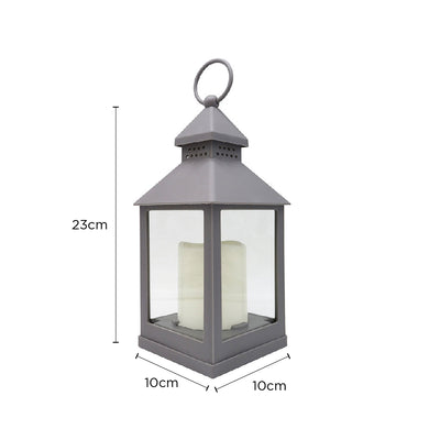Vintage Lantern With LED Candle