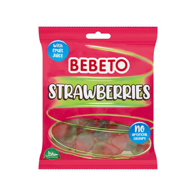 Bebeto Jelly Candy Strawberries 150g x 3Pack