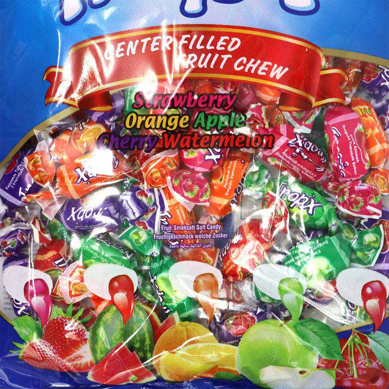 Ecrin Tropx Center Filled Fruit Chew Mixed 250g