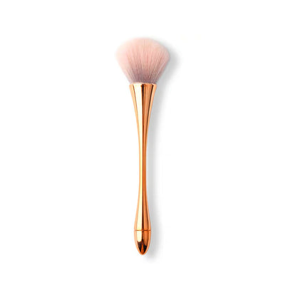 Multi-Purpose Nail Powder Brush Rosegold Handle