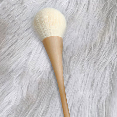 Multi-Purpose Nail Powder Brush Burlywood Handle