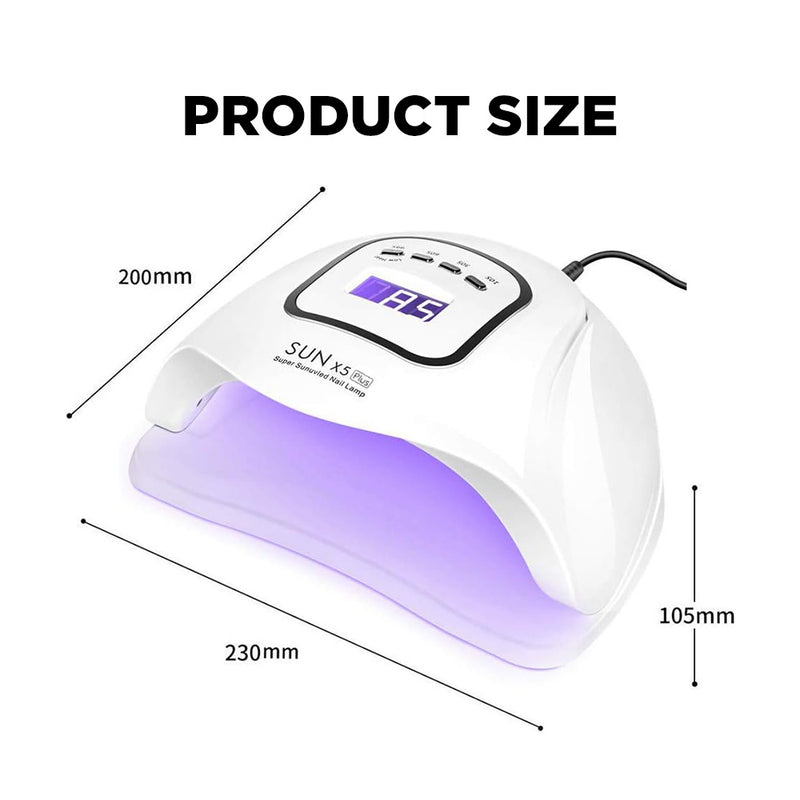 UV LED Nail Lamp 120W Gel Nail Polish Dryer