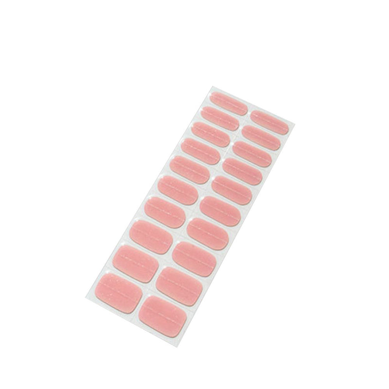 Pearly Elegance Pink Nail Self-adhesive Stickers Pack of 20