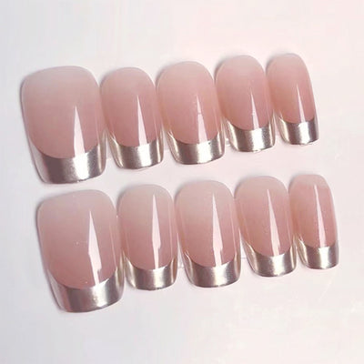 Lingering Glow Press-on Nails (Medium Colfin)