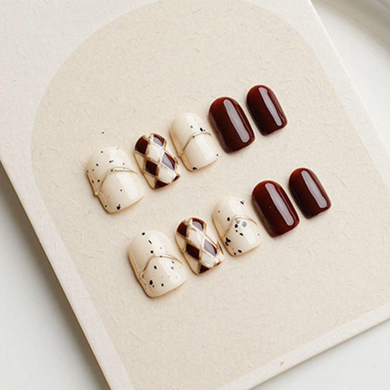 Vintage Fashion Press on Nails