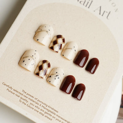Vintage Fashion Press on Nails