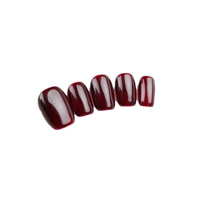 Red Wine Press on Nails