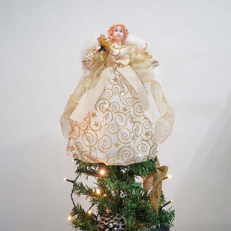 Angel Christmas Tree Topper Decoration 30cm
